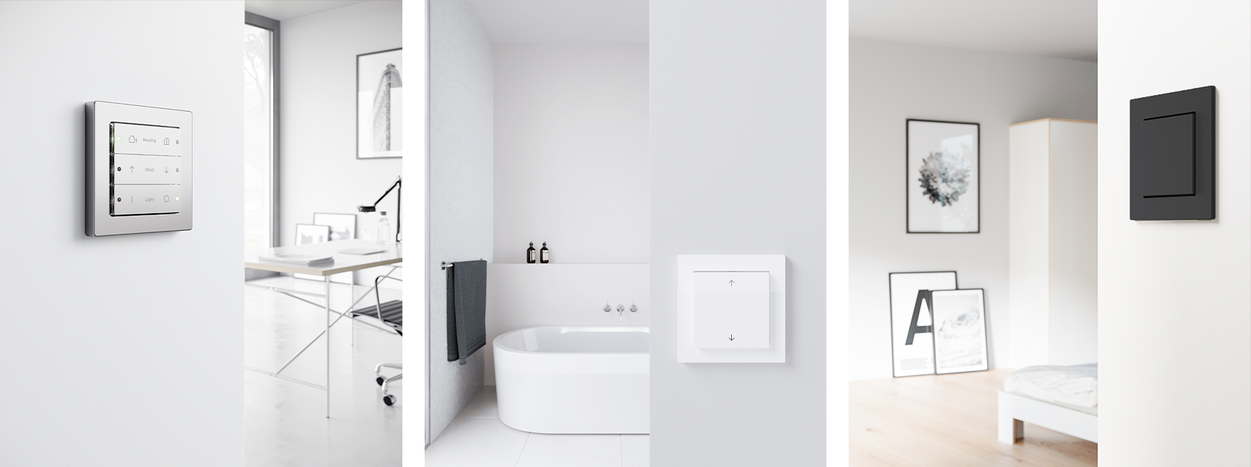 Gira E2 Schalterprogramm Puristisches Design, langlebige Materialien